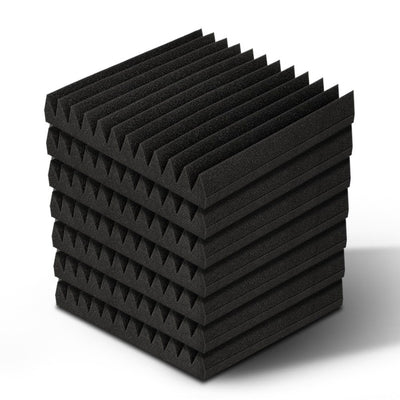 Alpha 40pcs Acoustic Foam Panels Tiles Studio Sound Absorbtion Wedge 30X30CM_13372