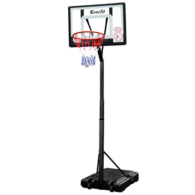 Everfit Adjustable Portable Basketball Stand Hoop System Rim_32683