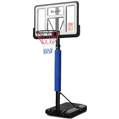 Everfit 3.05M Basketball Hoop Stand System Ring Portable Net Height Adjustable Blue_35025