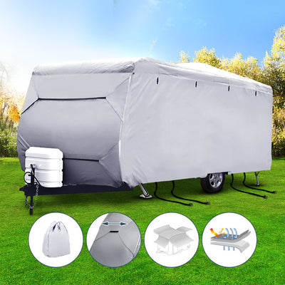 Weisshorn 14-16ft Caravan Cover Campervan 4 Layer UV Water Resistant_10072