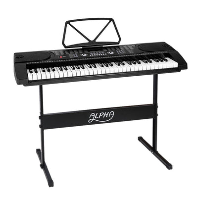 ALPHA 61 Keys LED Electronic Piano Keyboard_13375
