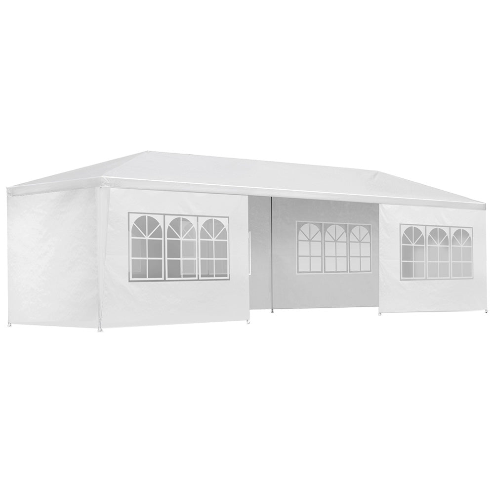 3x9m Garden Gazebo With 5 Side Panels