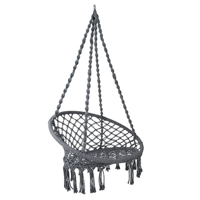 Gardeon Hammock Swing Chair - Grey_12063