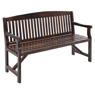 Gardeon Wooden Garden Bench Chair Natural Outdoor Furniture D??cor Patio Deck 3 Seater_34154