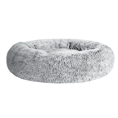 i.Pet Pet bed Dog Cat Calming Pet bed Large 90cm Charcoal Sleeping Comfy Cave Washable_18510