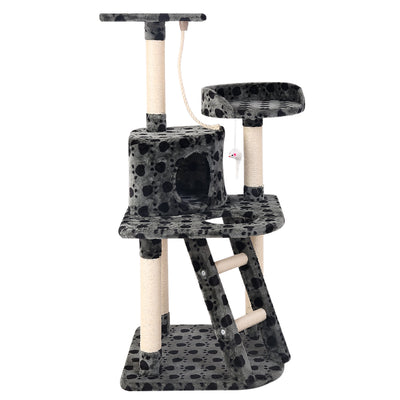 i.Pet Cat Tree 120cm Trees Scratching Post Scratcher Tower Condo House Furniture Wood 120cm_30024