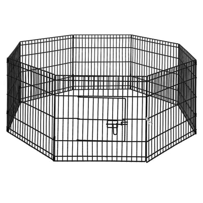 i.Pet 24" 8 Panel Pet Dog Playpen Puppy Exercise Cage Enclosure Play Pen Fence_10581