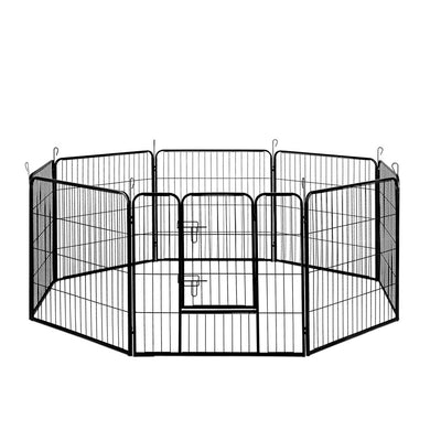 i.Pet 8 Panel Pet Dog Playpen Puppy Exercise Cage Enclosure Fence Play Pen 80x80cm_30522