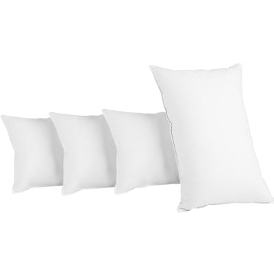 Giselle Bedding Set of 4 Medium & Firm Cotton Pillows_10383