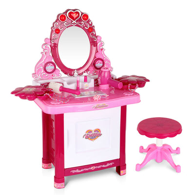 Keezi 30 Piece Kids Dressing Table Set - Pink_10289