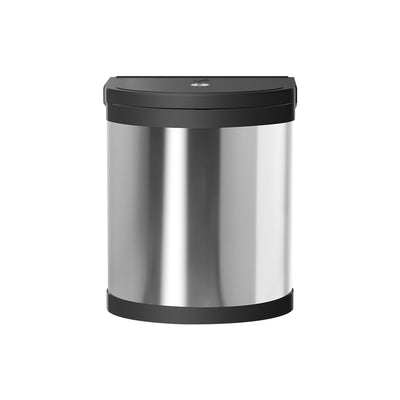 Cefito Kitchen Swing Out Pull Out Bin Stainless Steel Garbage Rubbish Can 12L_28962