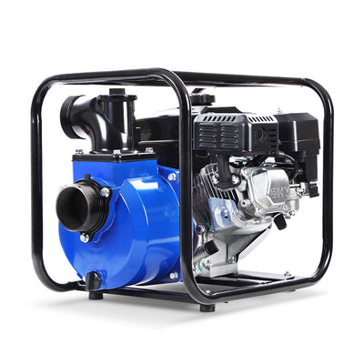 Giantz 8HP 3" Petrol Water Pump Garden Irrigation Transfer Blue_34206