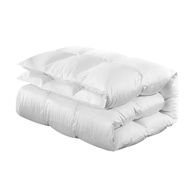 Giselle Bedding Super King 700GSM Goose Down Feather Quilt_12264