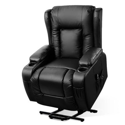 Artiss Electric Recliner Chair Lift Heated Massage Chairs Lounge Sofa Leather_35123