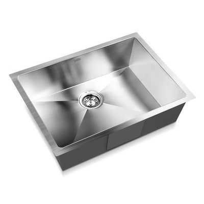 Cefito 60cm x 45cm Stainless Steel Kitchen Sink Under/Top/Flush Mount Silver_10332