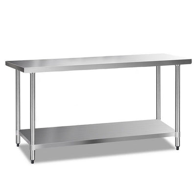 Cefito 610 x 1829mm Commercial Stainless Steel Kitchen Bench_30166