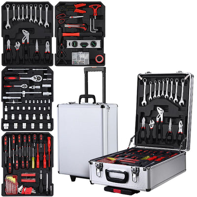 786pcs Tool Kit Trolley Case Mechanics Box Toolbox Portable DIY Set SL_35467