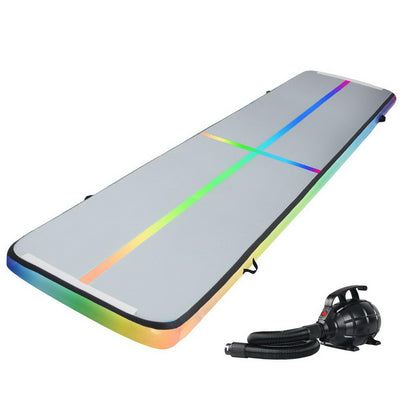 Everfit 5M Air Track Gymnastics Tumbling Exercise Mat Inflatable Mats + Pump_37462