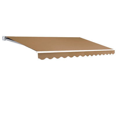 Instahut 4M x 2.5M Outdoor Folding Arm Awning - Beige_32914