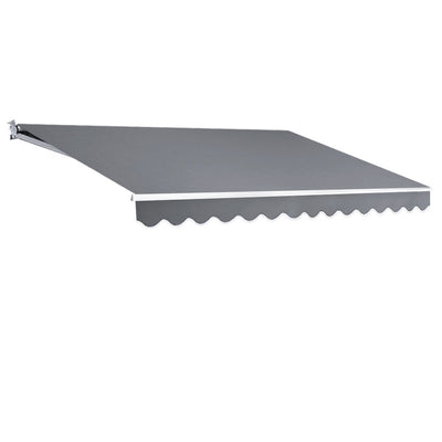 Instahut 4M x 3M Outdoor Folding Arm Awning - Pegru_32918