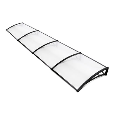 Instahut Window Door Awning Door Canopy Patio UV Sun Shield 1mx4m DIY_37288