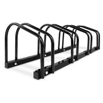 Portable Bike 4 Parking Rack Bicycle Instant Storage Stand - Black_12536