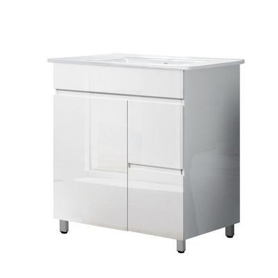 Cefito 750mm Bathroom Vanity Cabinet Unit Wash Basin Sink Storage Freestanding White_34853