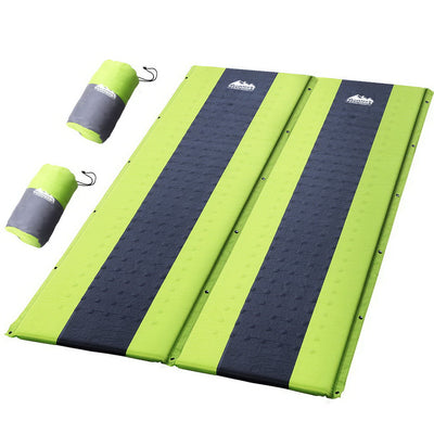 Weisshorn Self Inflating Mattress Camping Sleeping Mat Air Bed Pad Double Green_15727