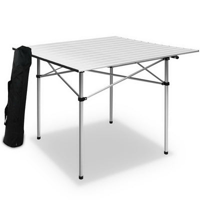 Weisshorn Portable Roll Up Folding Camping Table_12614