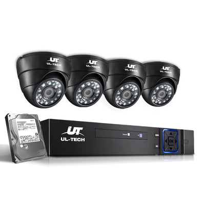 UL-Tech CCTV Security System 2TB 4CH DVR 1080P 4 Camera Sets_13996