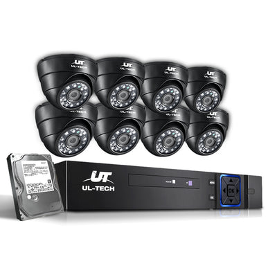 UL-Tech CCTV Security System 2TB 8CH DVR 1080P 8 Camera Sets_13998