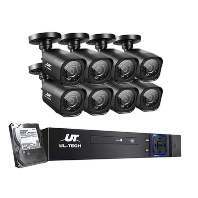 UL-tech CCTV Camera Home Security System 8CH DVR 1080P 1TB Hard Drive Outdoor_16489