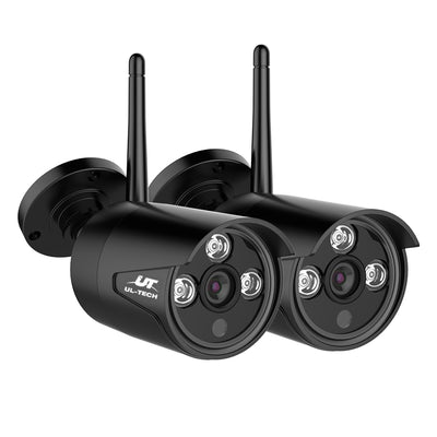 UL-tech Wireless CCTV System 2 Camera Set For DVR Outdoor Long Range 3MP_15273