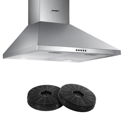 Comfee Rangehood 600mm Stainless Steel Canopy With 2 PCS Filter Replacement Combo_39382