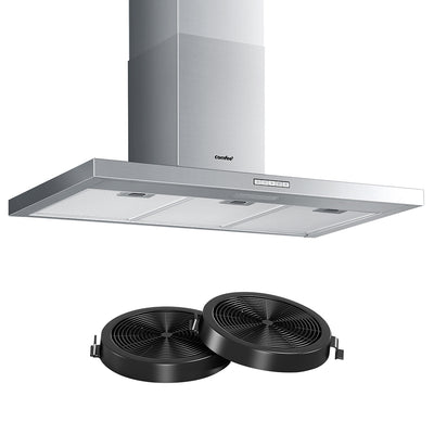 Comfee Rangehood 900mm Stainless Steel Kitchen Canopy With 2 PCS Filter Replacement_39384