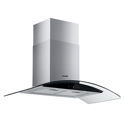 Comfee Rangehood 900mm Range Hood Stainless Steel LED Glass Home Kitchen Canopy_37426