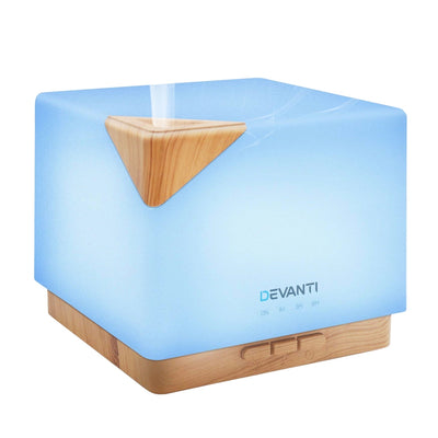 DEVANTi Aroma Diffuser Air Humidifier Night Light 600ml_13577