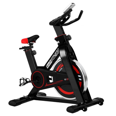 Everfit Spin Exercise Bike Cycling Fitness Commercial Home Workout Gym Black_34080