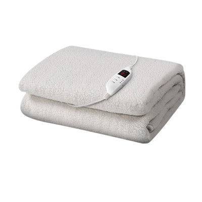 Giselle Bedding Single Size Electric Blanket Fleece_10577