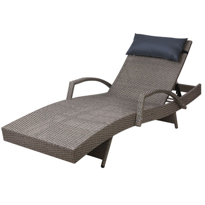 Gardeon Outdoor Sun Lounge Furniture Day Bed Wicker Pillow Sofa Set_13769