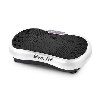 Everfit Vibration Machine Plate Platform Body Shaper Home Gym Fitness White_30321