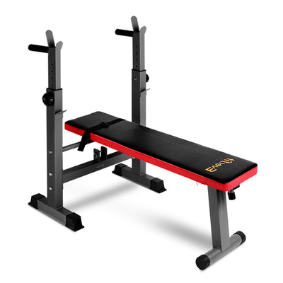 Everfit Multi-Station Weight Bench Press Weights Equipment Fitness Home Gym Red_34025