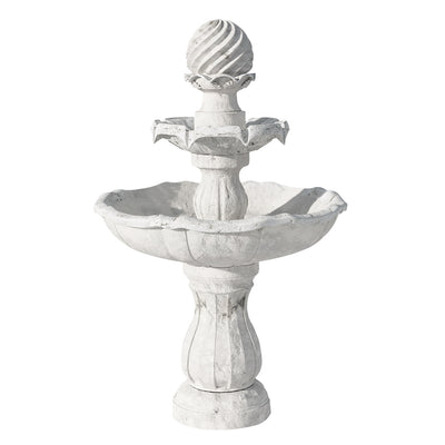 Gardeon 3 Tier Solar Powered Water Fountain - Ivory_10189