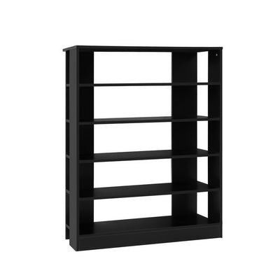 Artiss Shoe Cabinet Shoes Organiser Storage Rack 30 Pairs Black Shelf Wooden_34936