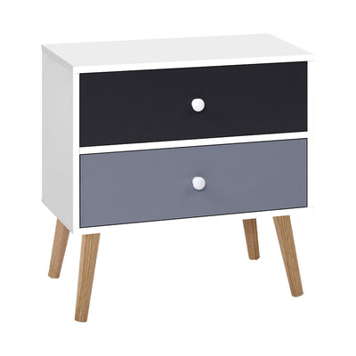 Artiss Bedside Tables Drawers Side Table Nightstand Lamp Side Storage Cabinet_15462