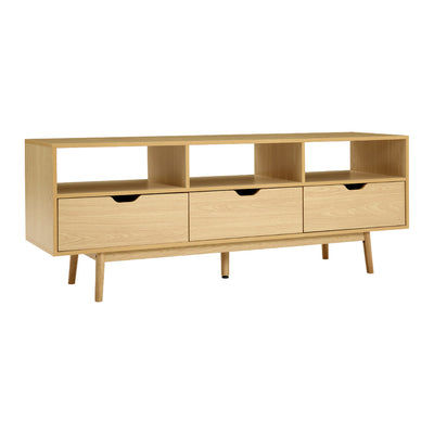 Artiss Wooden Scandinavian Entertainment Unit - Natural_32736