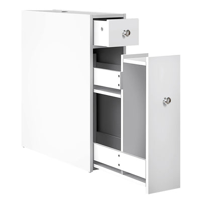 Bathroom Storage Cabinet White_12230