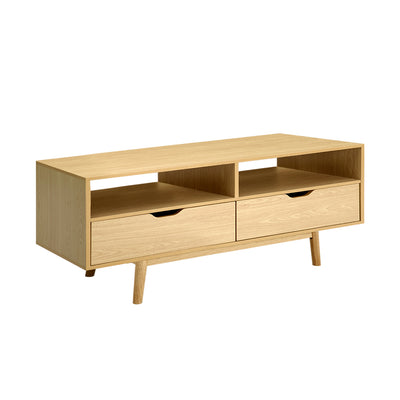 Artiss TV Cabinet Entertainment Unit Stand Wooden Storage 120cm Scandinavian_37232