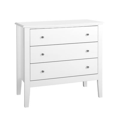 Artiss Chest of Drawers Storage Cabinet Bedside Table Dresser Tallboy White_38106