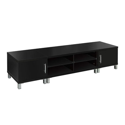 Artiss Entertainment Unit with Cabinets - Black_30069